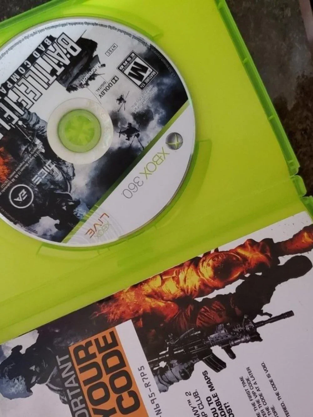 Three Video Games XBOX And PC. Starcraft | Battlefield | Ghost Recon